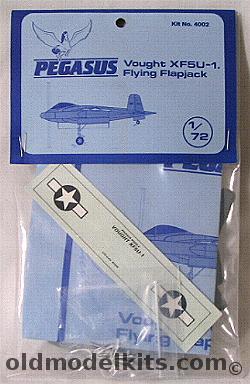 Pegasus 1/72 Vought XF5U-1 Flying Flapjack - Bagged - (XF5U1), 4002 plastic model kit